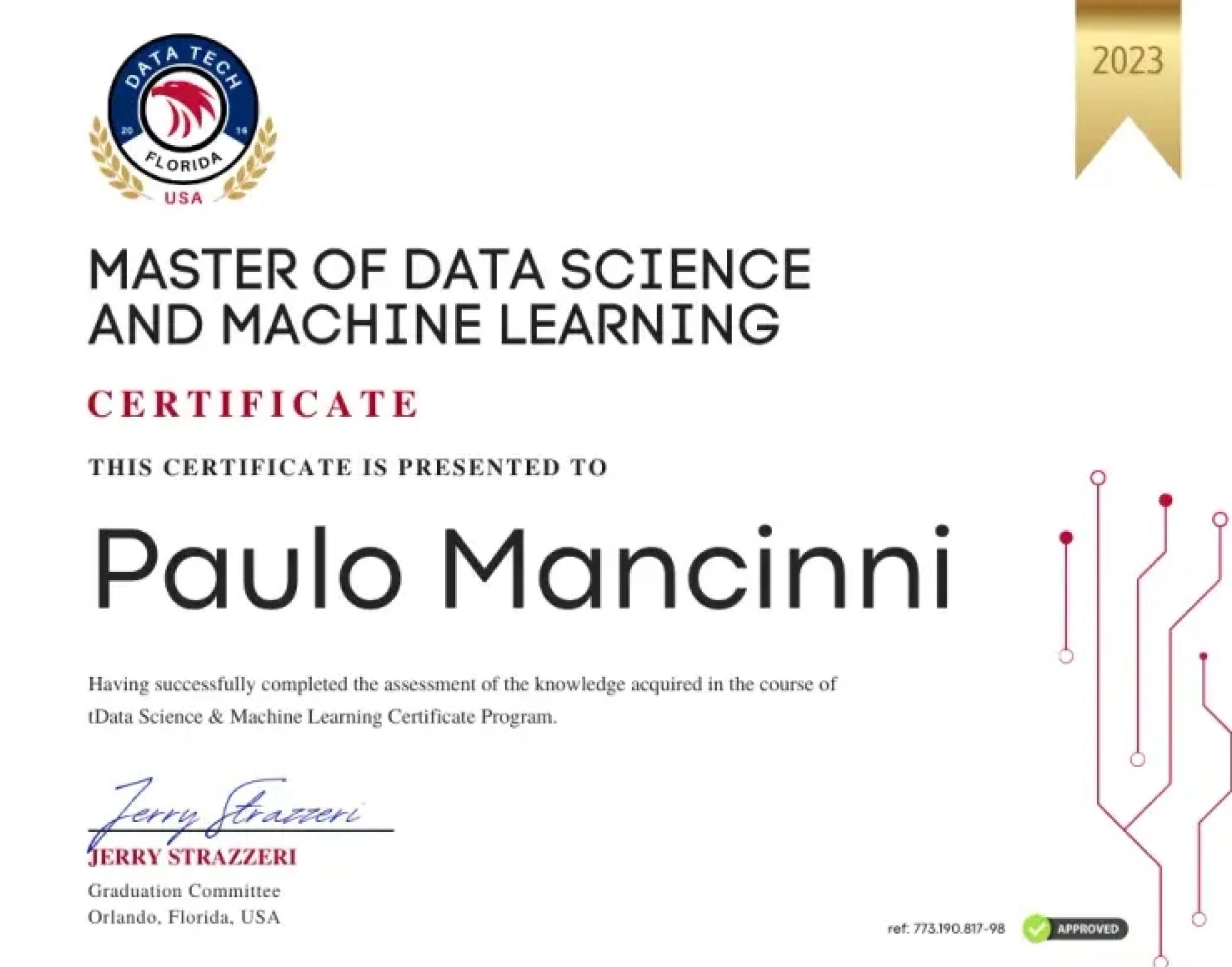 Certificado de 4 horas